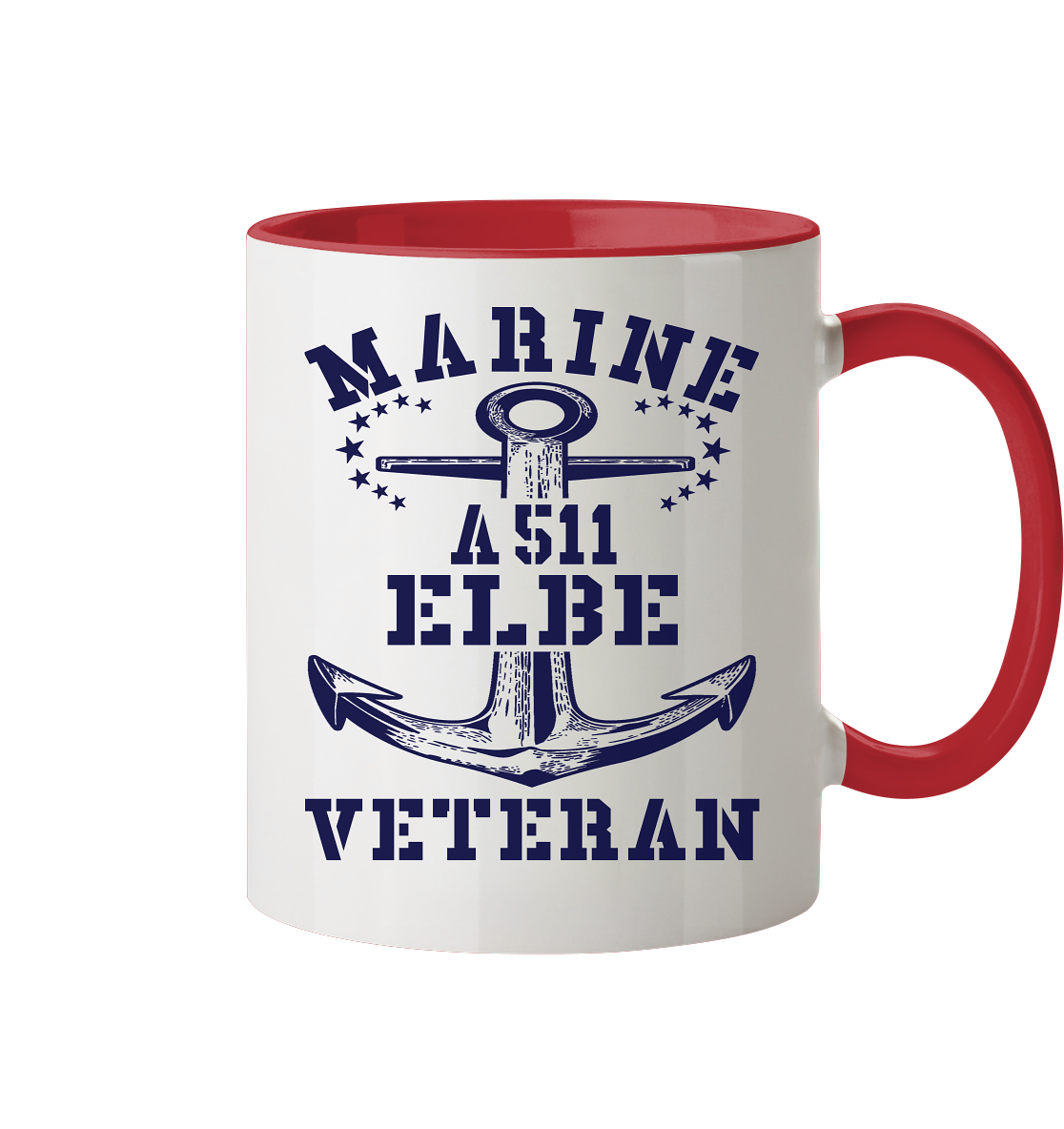 Tender A511 ELBE Marine Veteran - Tasse zweifarbig