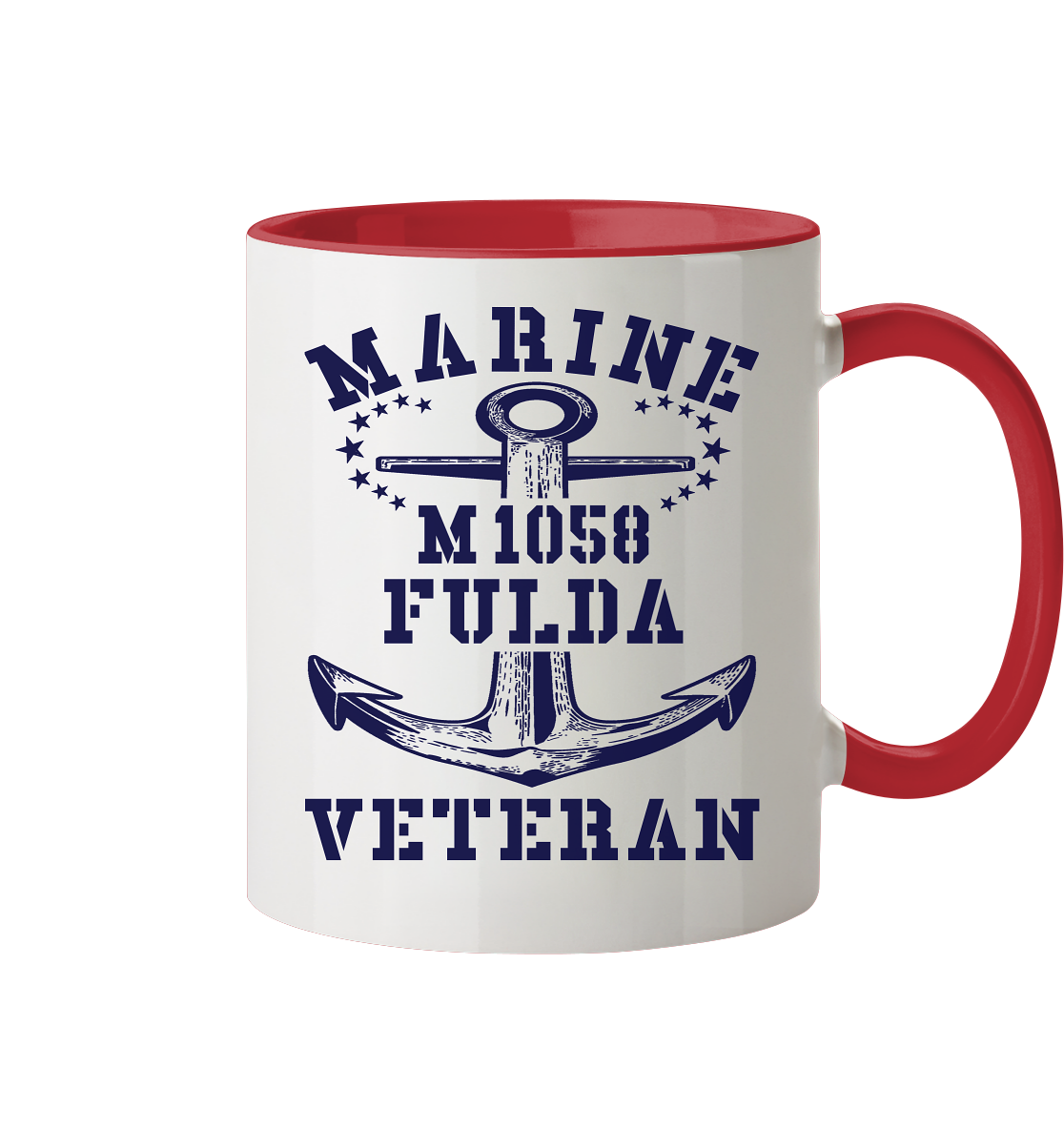 Mij.-Boot M1058 FULDA Marine Veteran - Tasse zweifarbig
