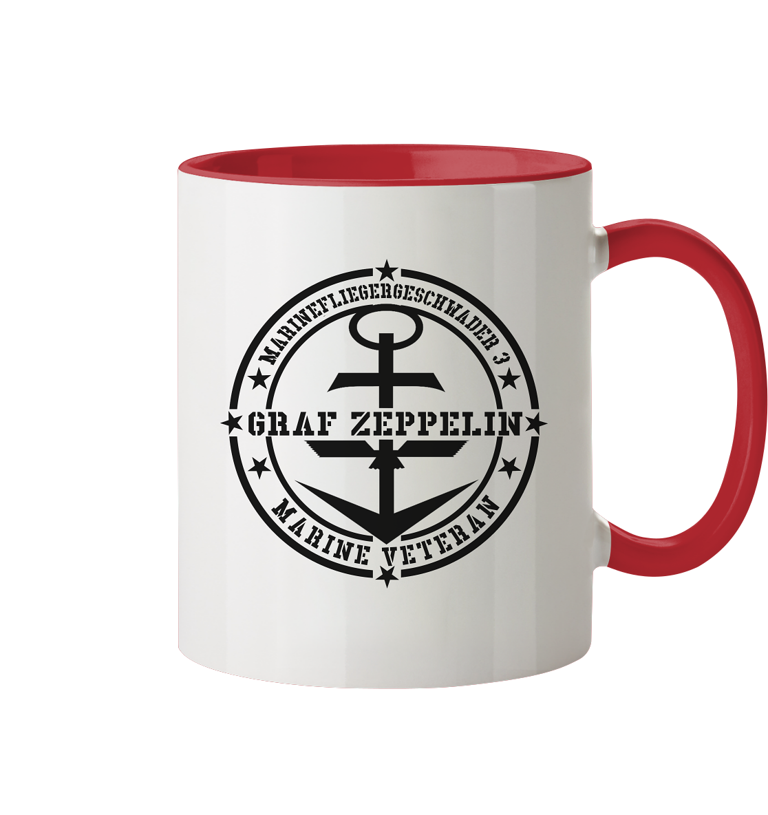 Marinefliegergeschwader 3 Marine Veteran - Tasse zweifarbig