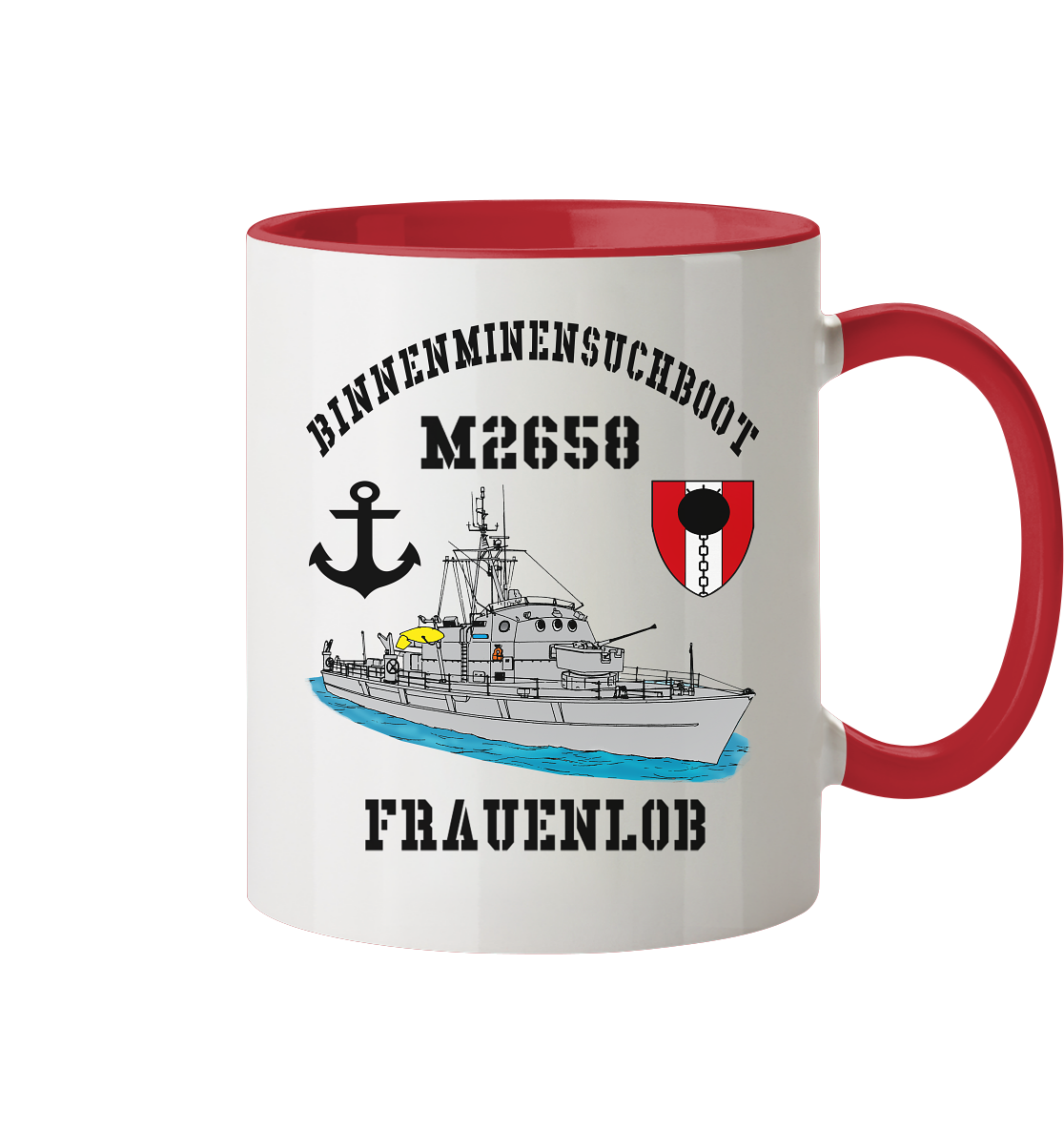 BiMi M2658 FRAUENLOB 7.MSG Anker - Tasse zweifarbig