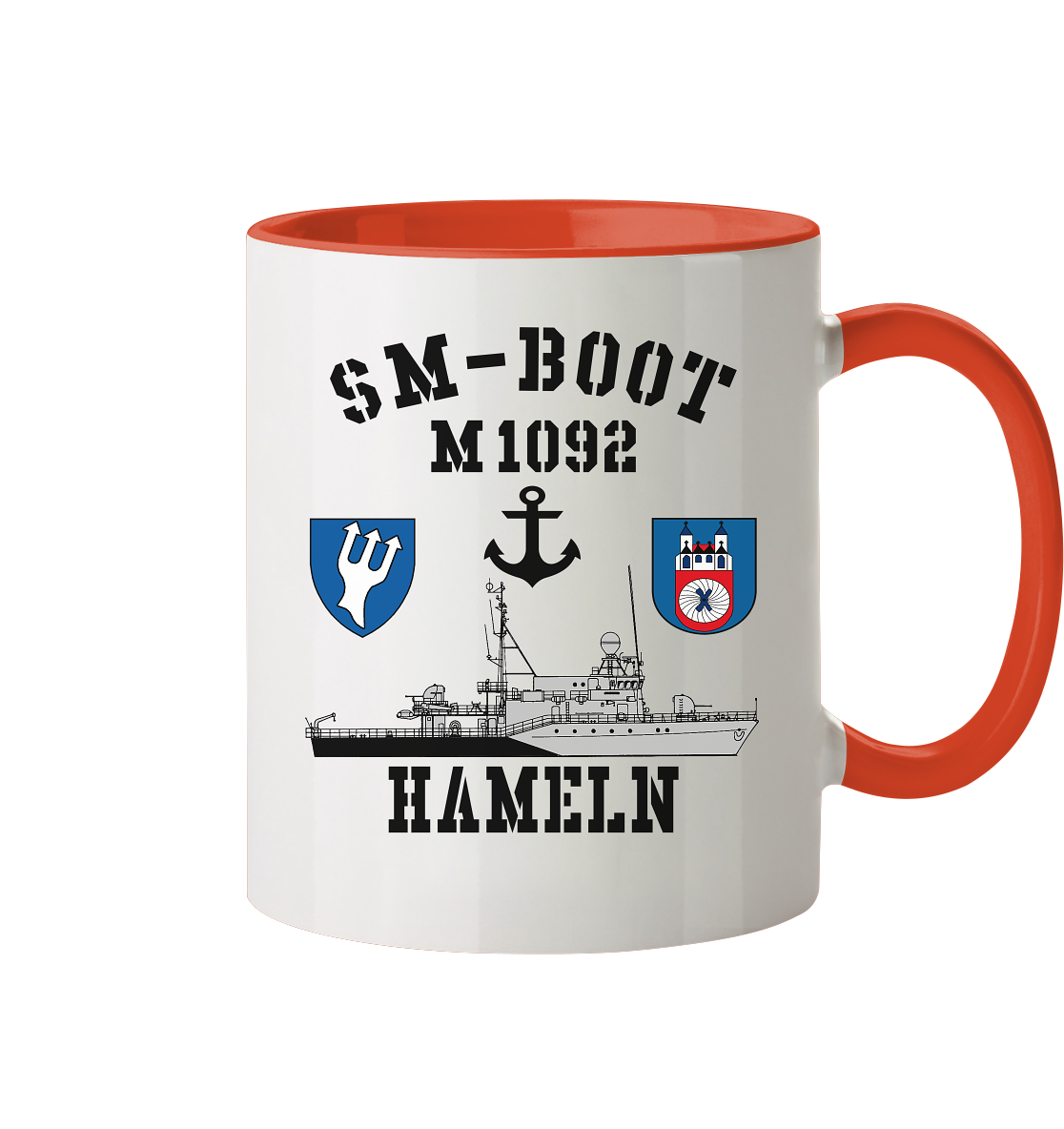 SM-Boot M1092 HAMELN Anker - Tasse zweifarbig