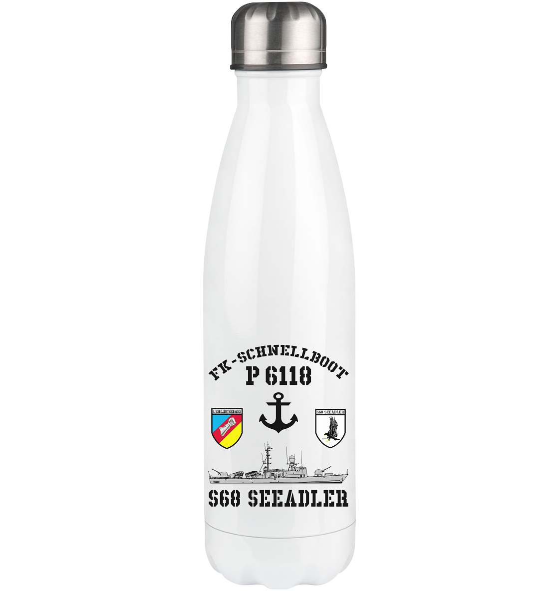 FK-Schnellboot P6118 SEEADLER 2.SG Anker - Thermoflasche 500ml