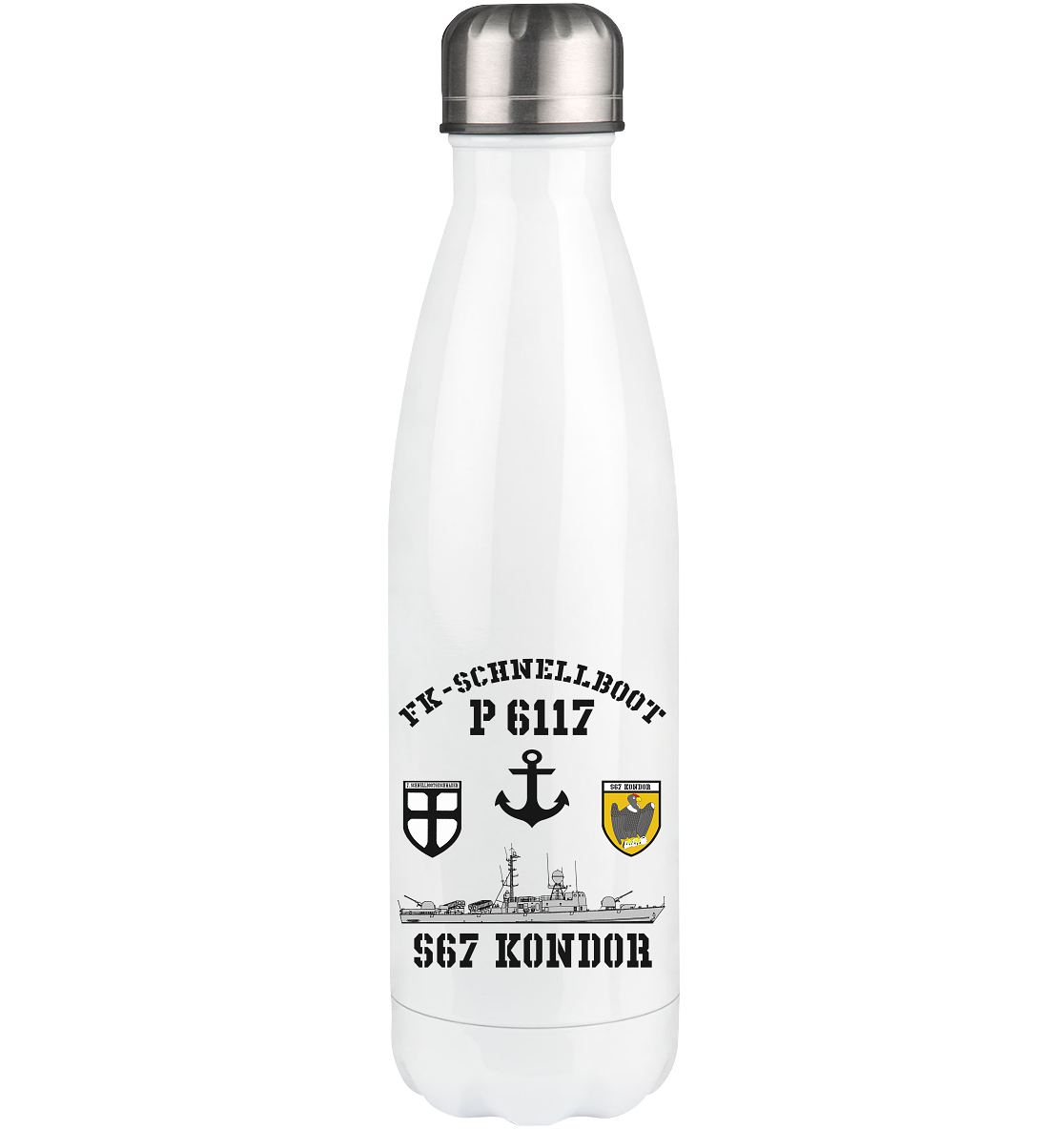 FK-Schnellboot P6117 KONDOR 7.SG Anker - Thermoflasche 500ml