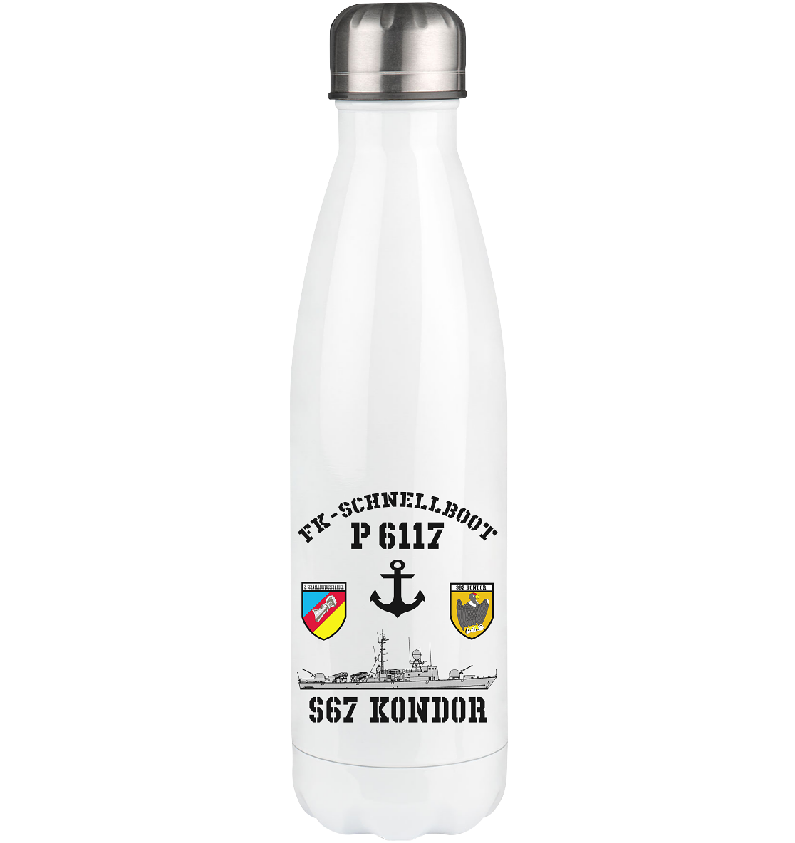 FK-Schnellboot P6117 KONDOR 2.SG Anker - Thermoflasche 500ml