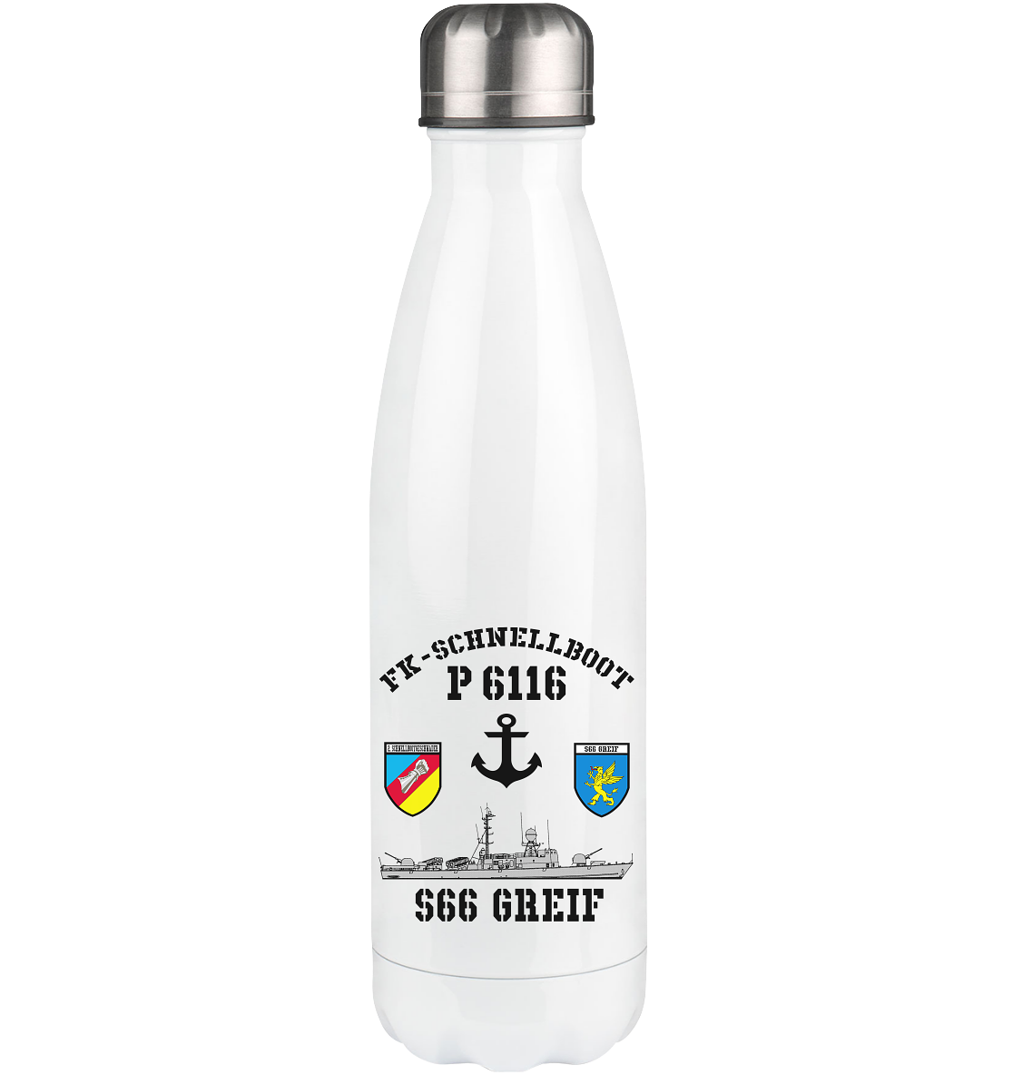FK-Schnellboot P6116 GREIF 2.SG Anker - Thermoflasche 500ml