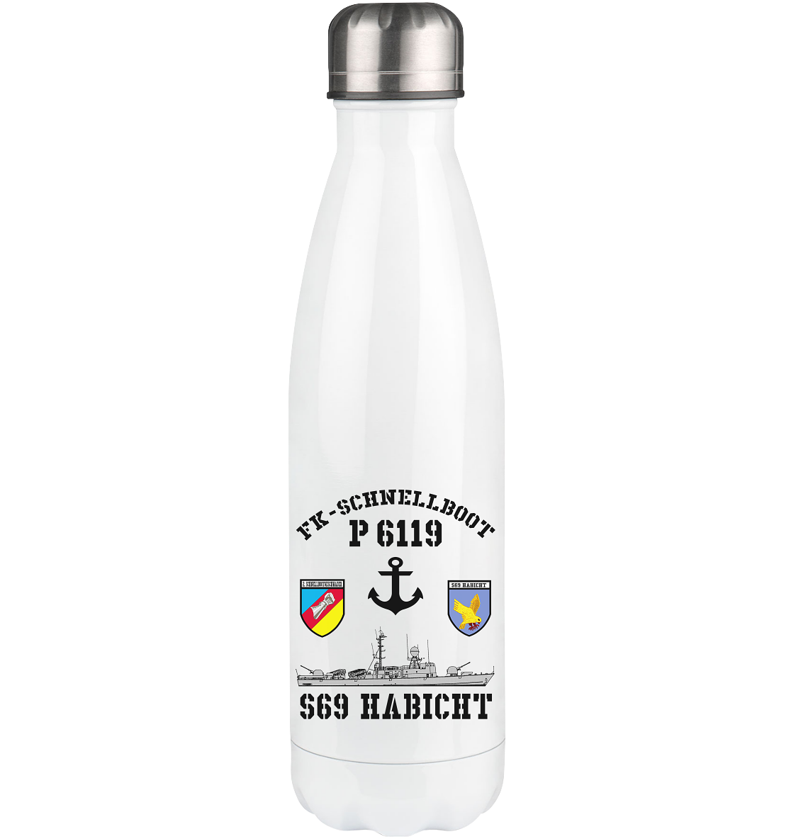 FK-Schnellboot P6119 HABICHT 2.SG Anker - Thermoflasche 500ml