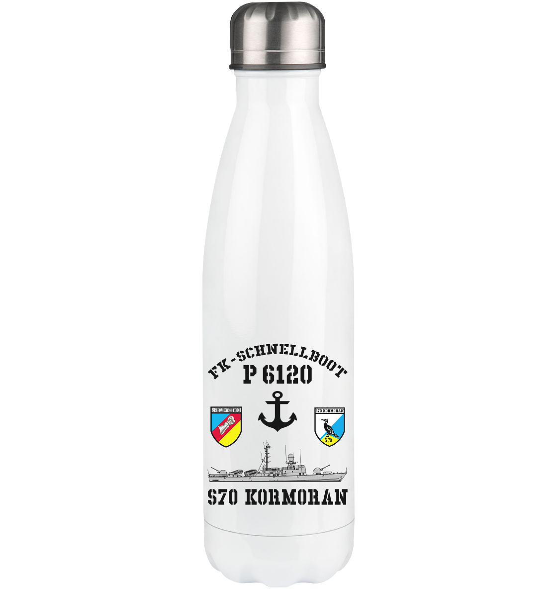 FK-Schnellboot P6120 KORMORAN 2.SG Anker - Thermoflasche 500ml