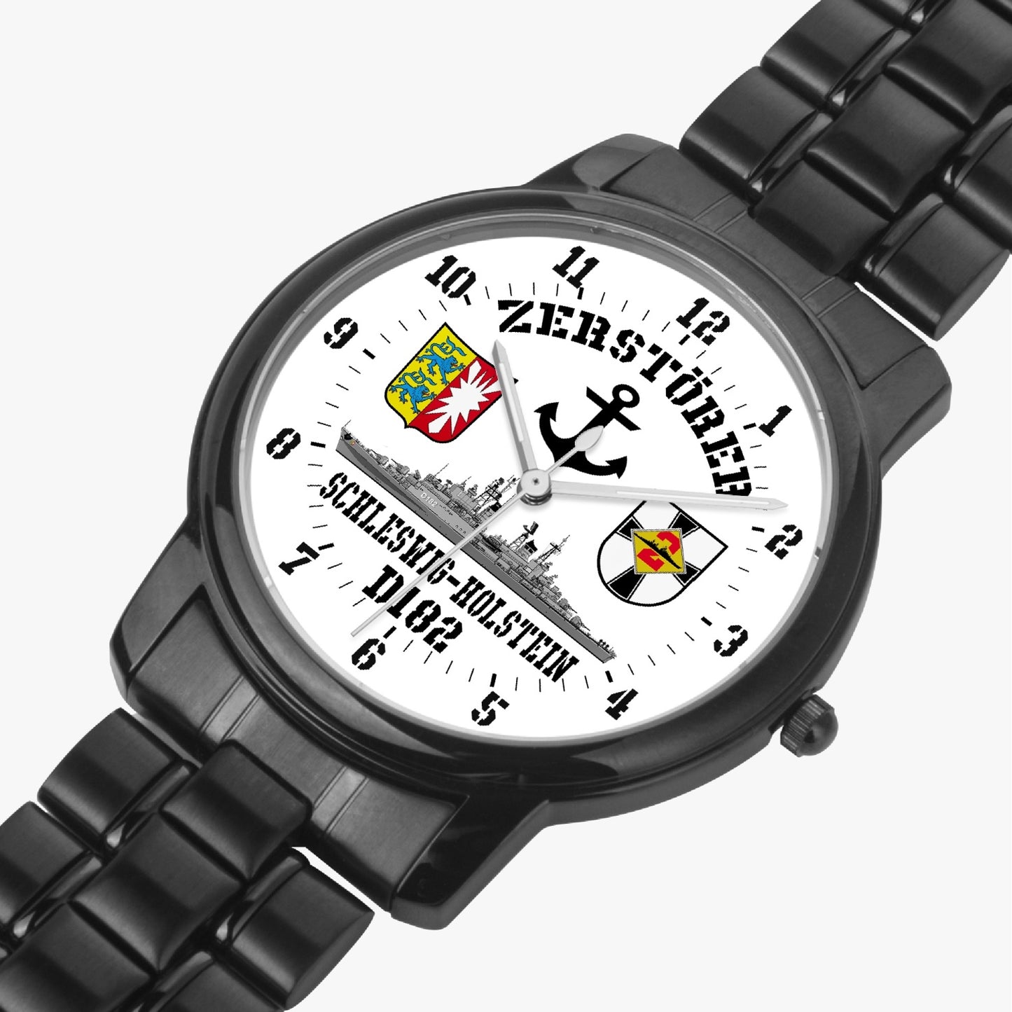 Armbanduhr Zerstörer D182 SCHLESWIG-HOLSTEIN Batterie