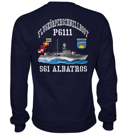 Flugkörperschnellboot P6111 ALBATROS - Basic Sweatshirt