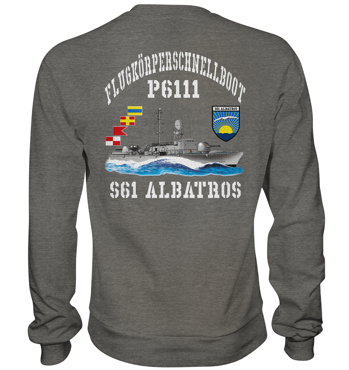 Flugkörperschnellboot P6111 ALBATROS - Basic Sweatshirt