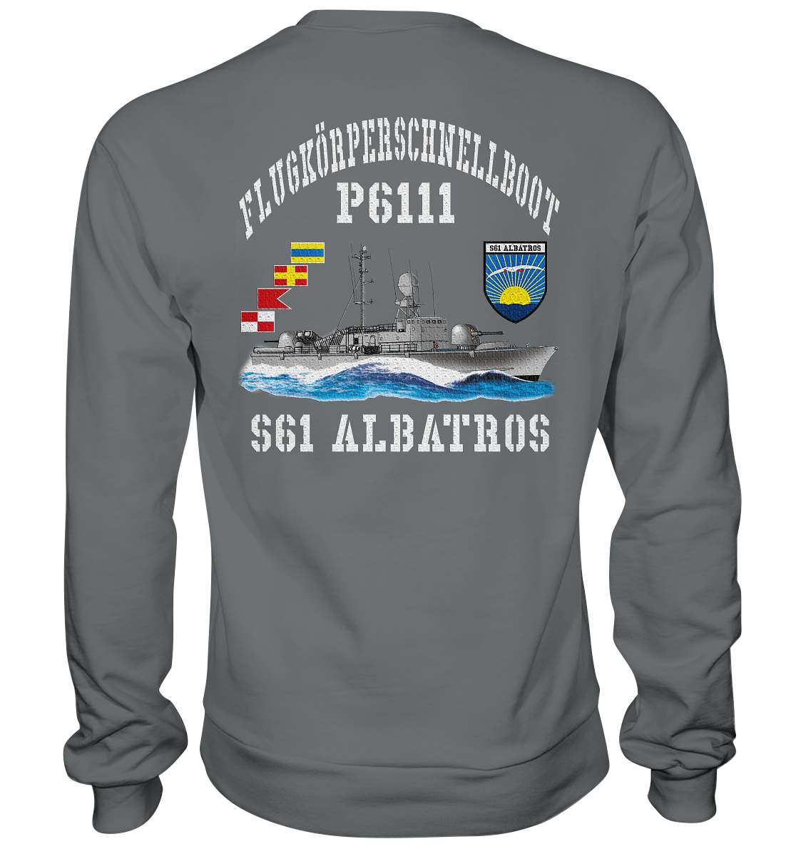 Flugkörperschnellboot P6111 ALBATROS - Basic Sweatshirt