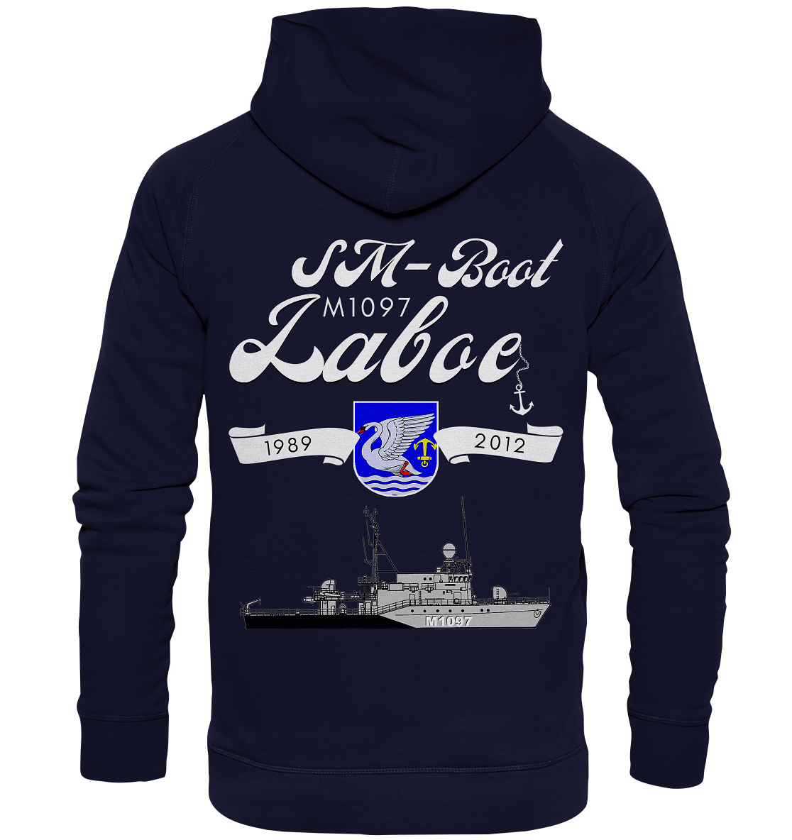 SM-Boot M1097 LABOE 1989-2012 Rückendruck - Basic Unisex Hoodie