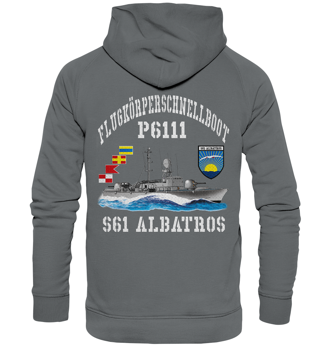 Flugkörperschnellboot P6111 ALBATROS  - Basic Unisex Hoodie