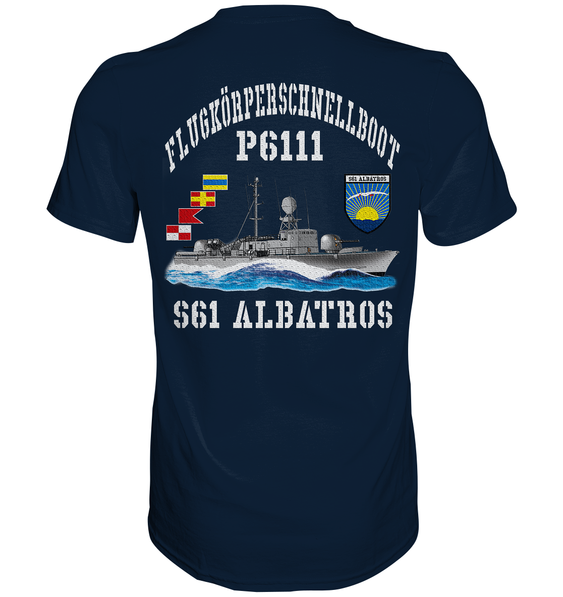 Flugkörperschnellboot P6111 ALBATROS  - Premium Shirt