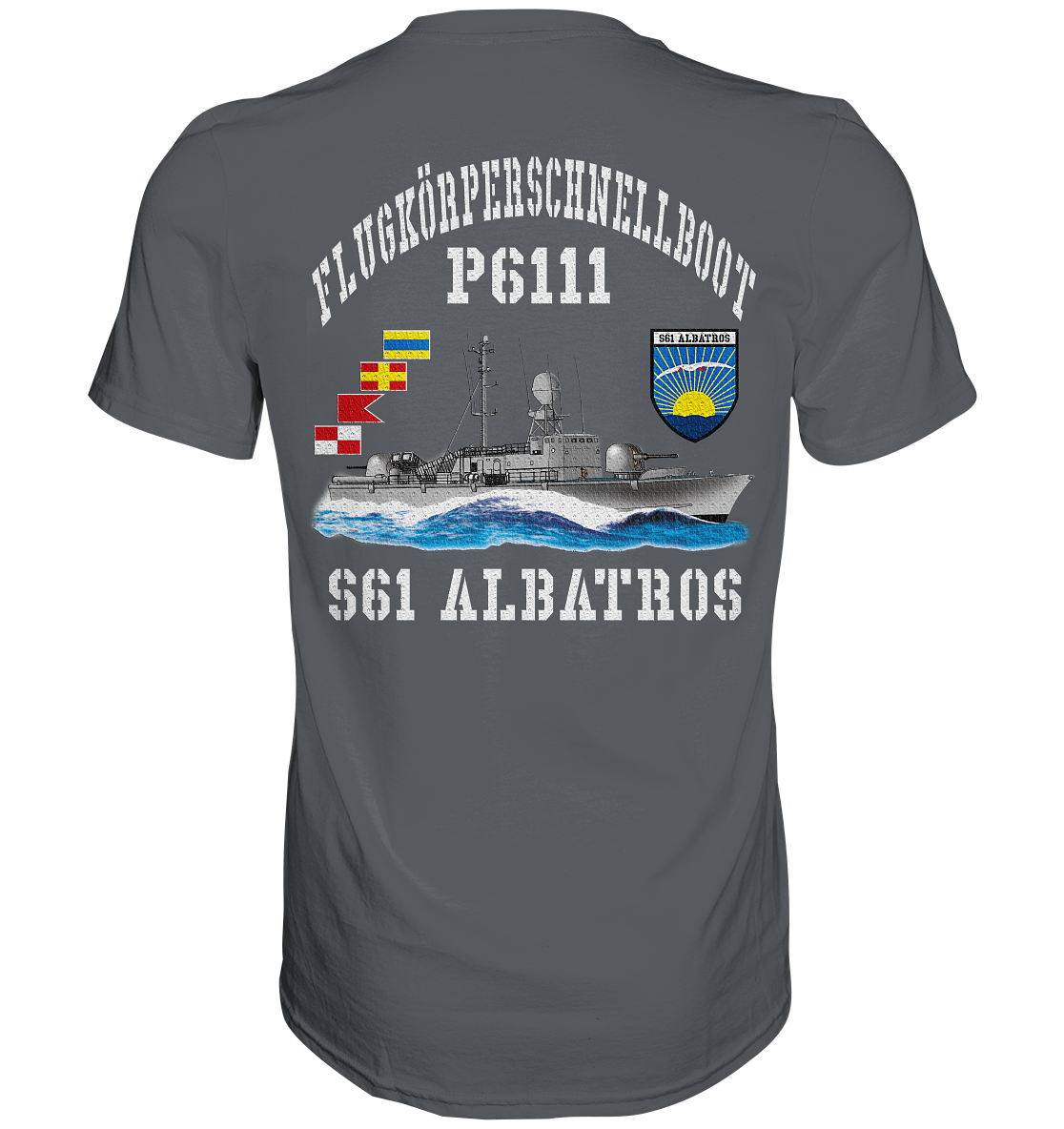 Flugkörperschnellboot P6111 ALBATROS  - Premium Shirt