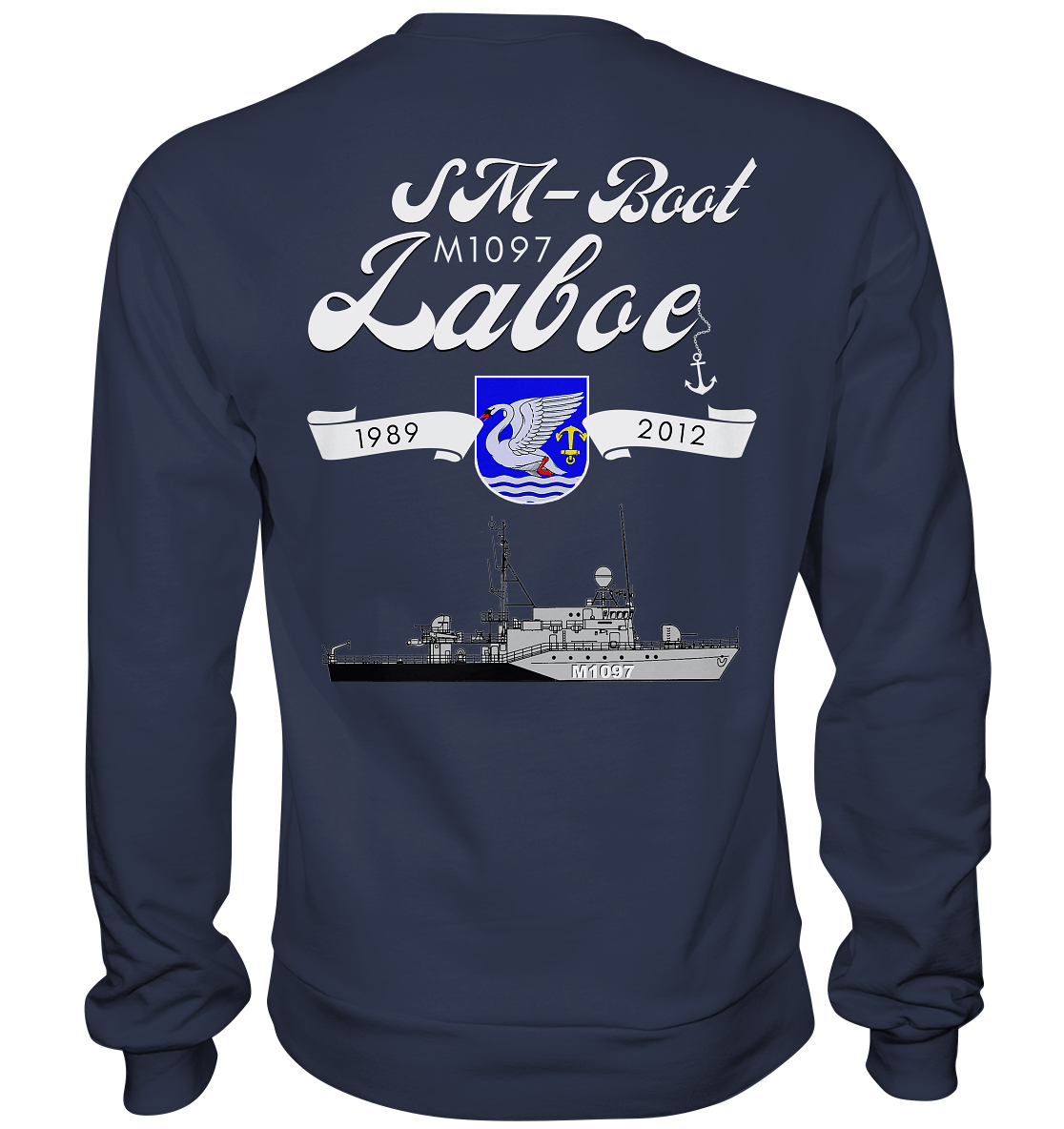 SM-Boot M1097 LABOE 1989-2012 Rückendruck - Premium Sweatshirt