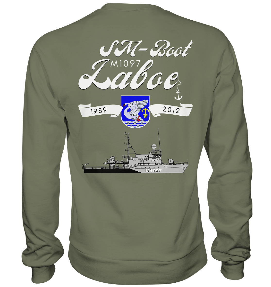 SM-Boot M1097 LABOE 1989-2012 Rückendruck - Premium Sweatshirt