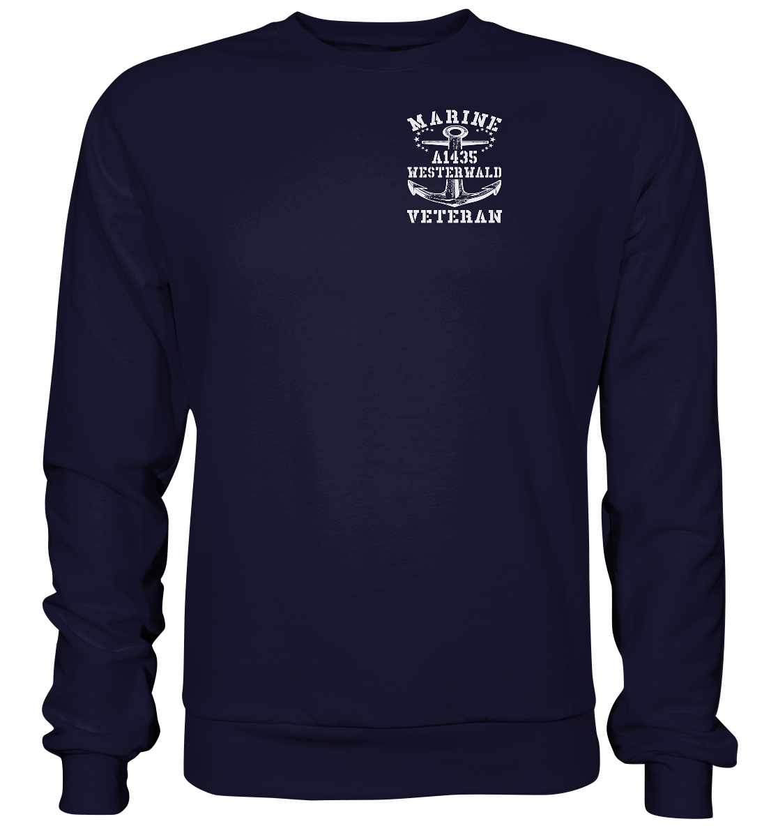 Marine Veteran A1435 WESTERWALD - Basic Sweatshirt