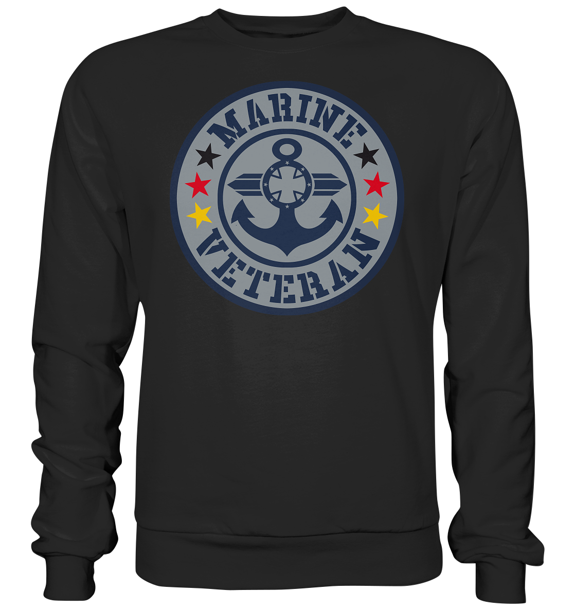 MARINE VETERAN Sterne - Basic Sweatshirt