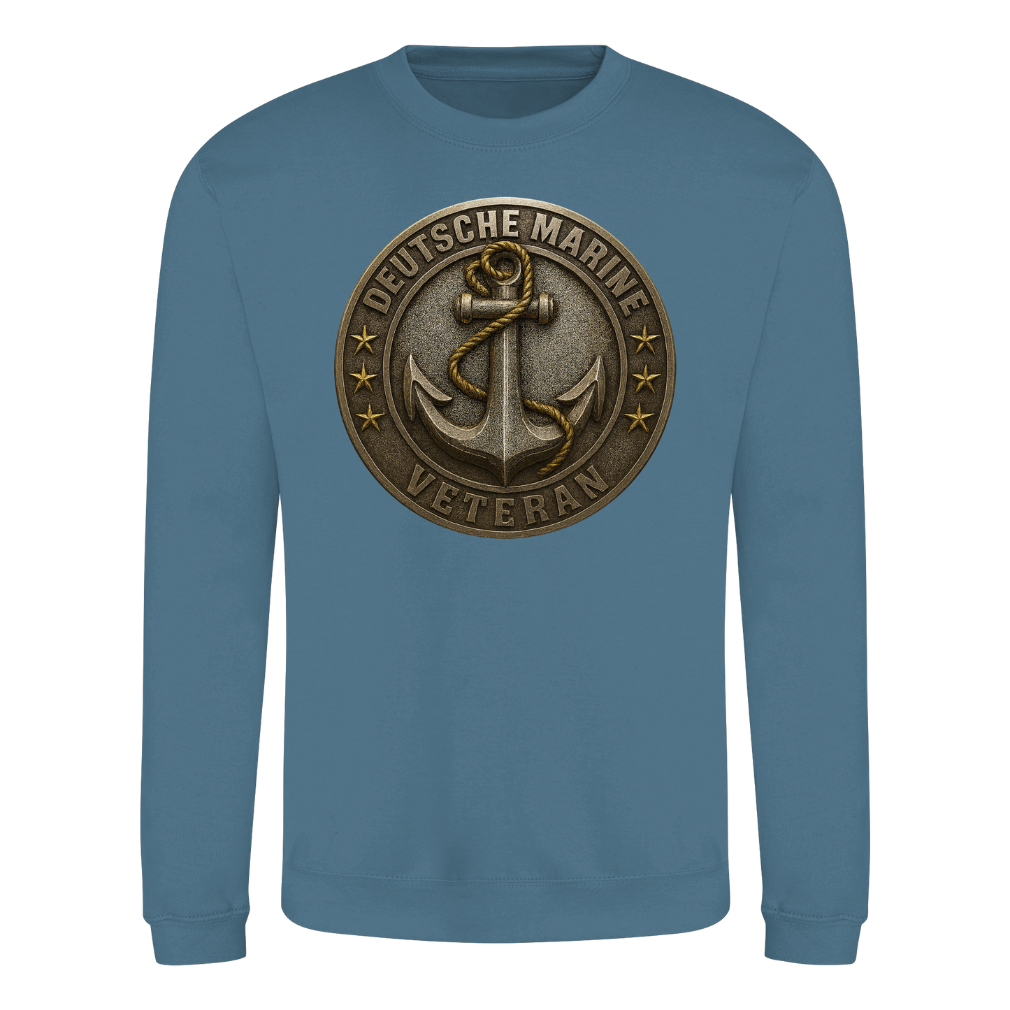 Deutsche Marine Veteran - Metalleffekt - Basic Sweatshirt