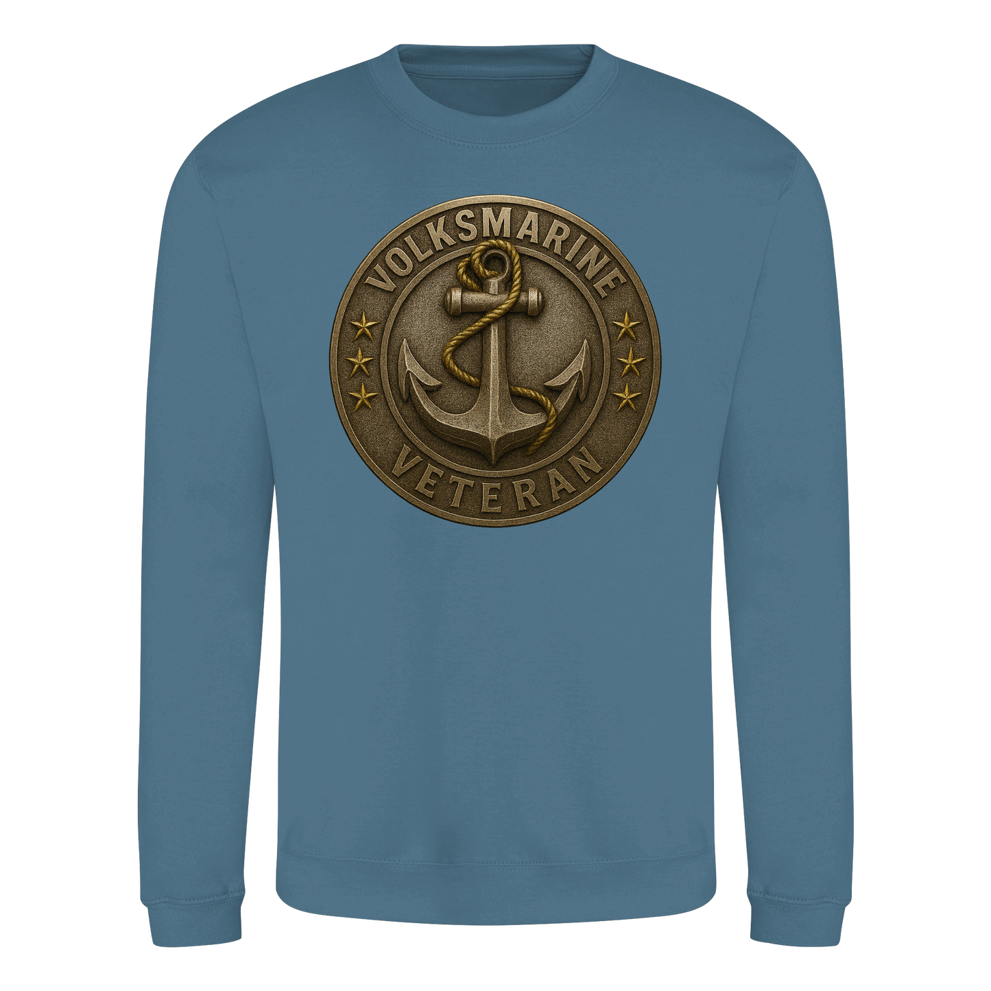 Volksmarine Veteran - Metalleffekt - Basic Sweatshirt