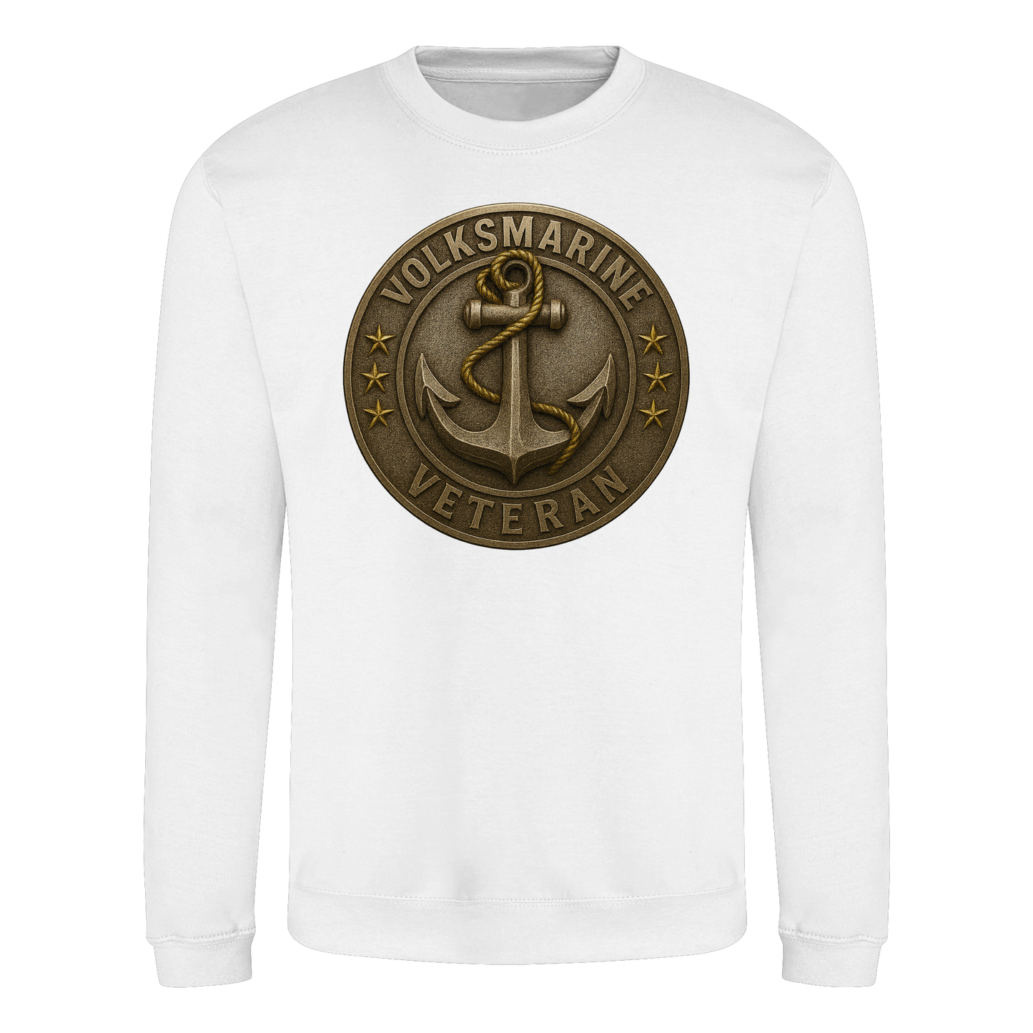 Volksmarine Veteran - Metalleffekt - Basic Sweatshirt