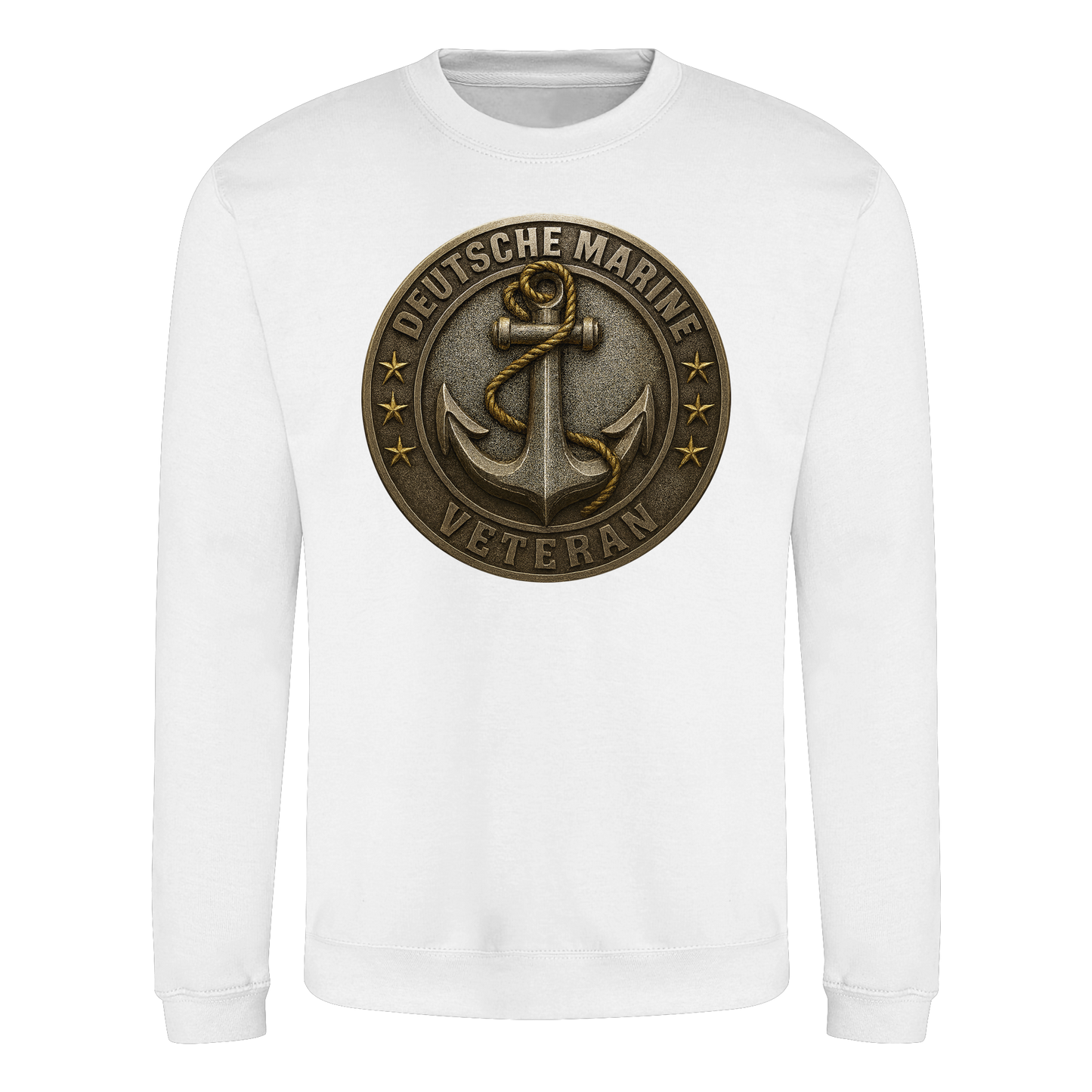 Deutsche Marine Veteran - Metalleffekt - Basic Sweatshirt