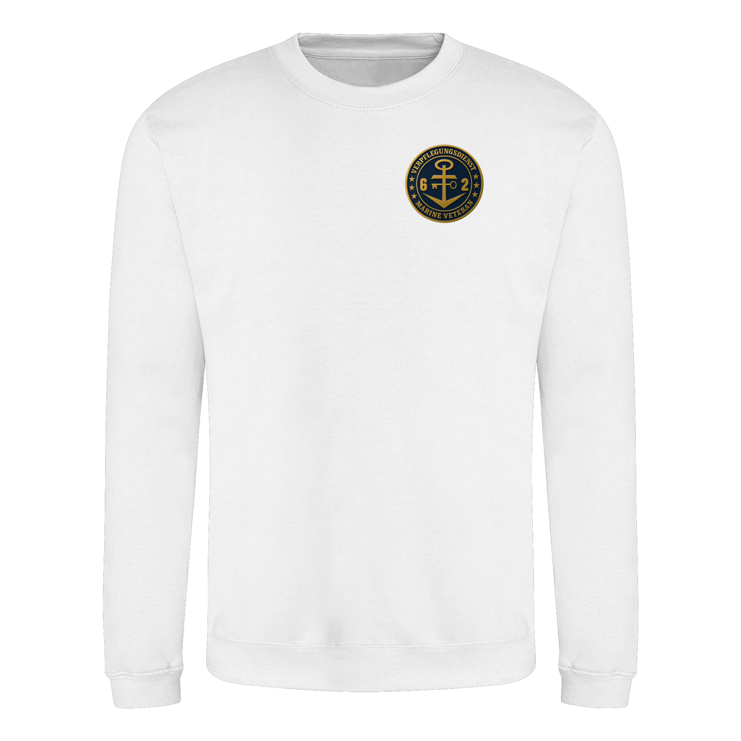 Marine Veteran 62er VERPFLEGUNGSDIENST - Metalleffekt  - Basic Sweatshirt