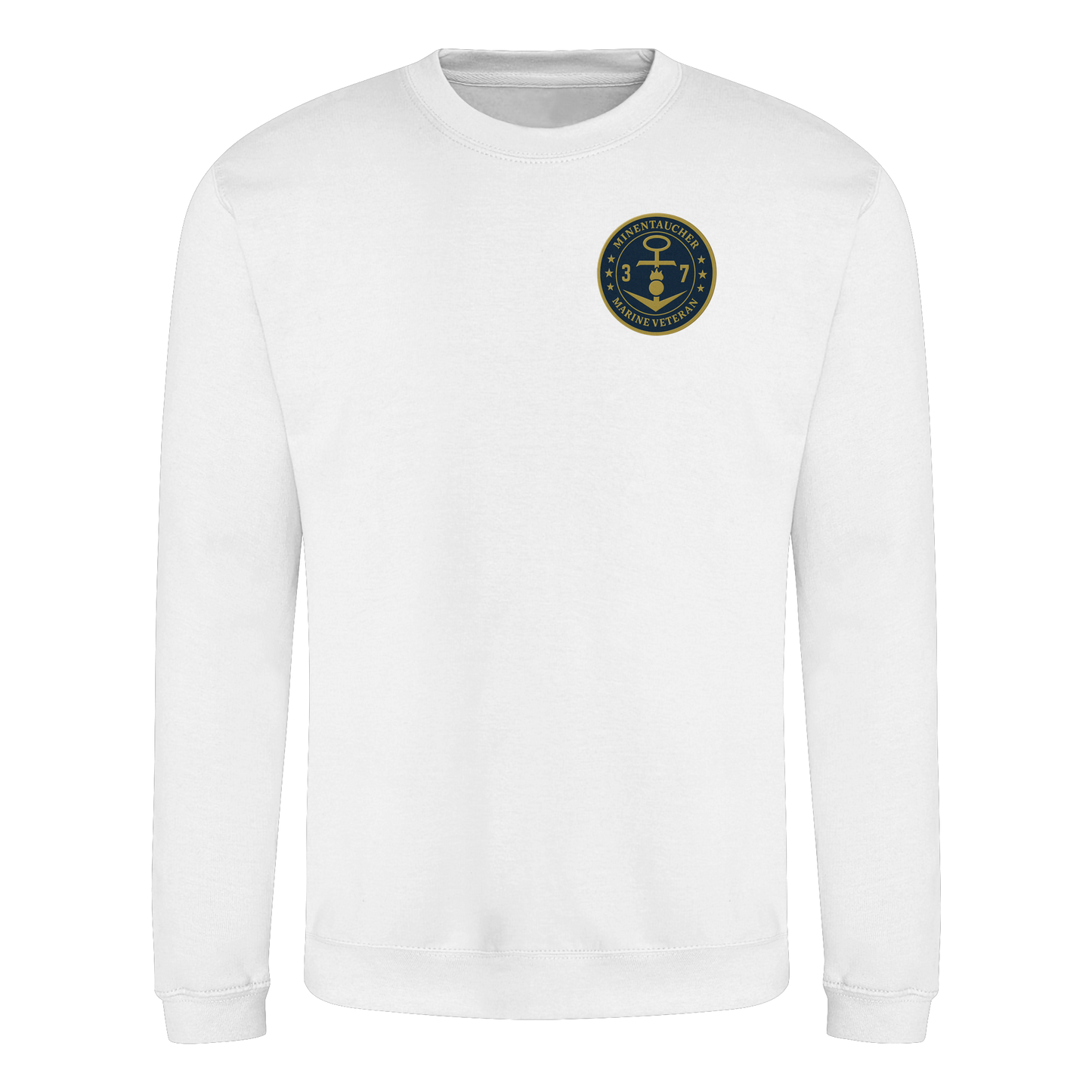 Marine Veteran 37er MINENTAUCHER - Metalleffekt - Basic Sweatshirt