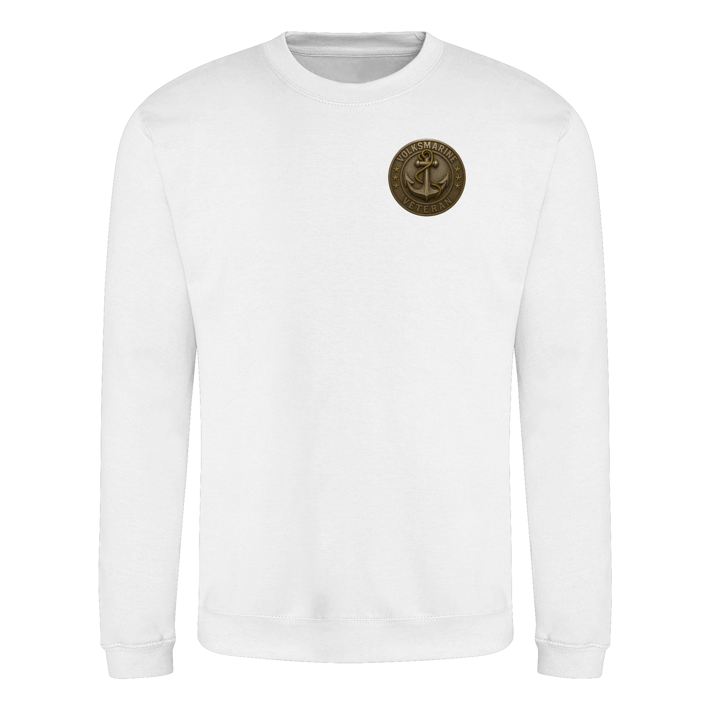 Volksmarine Veteran  - Metalleffekt - Basic Sweatshirt