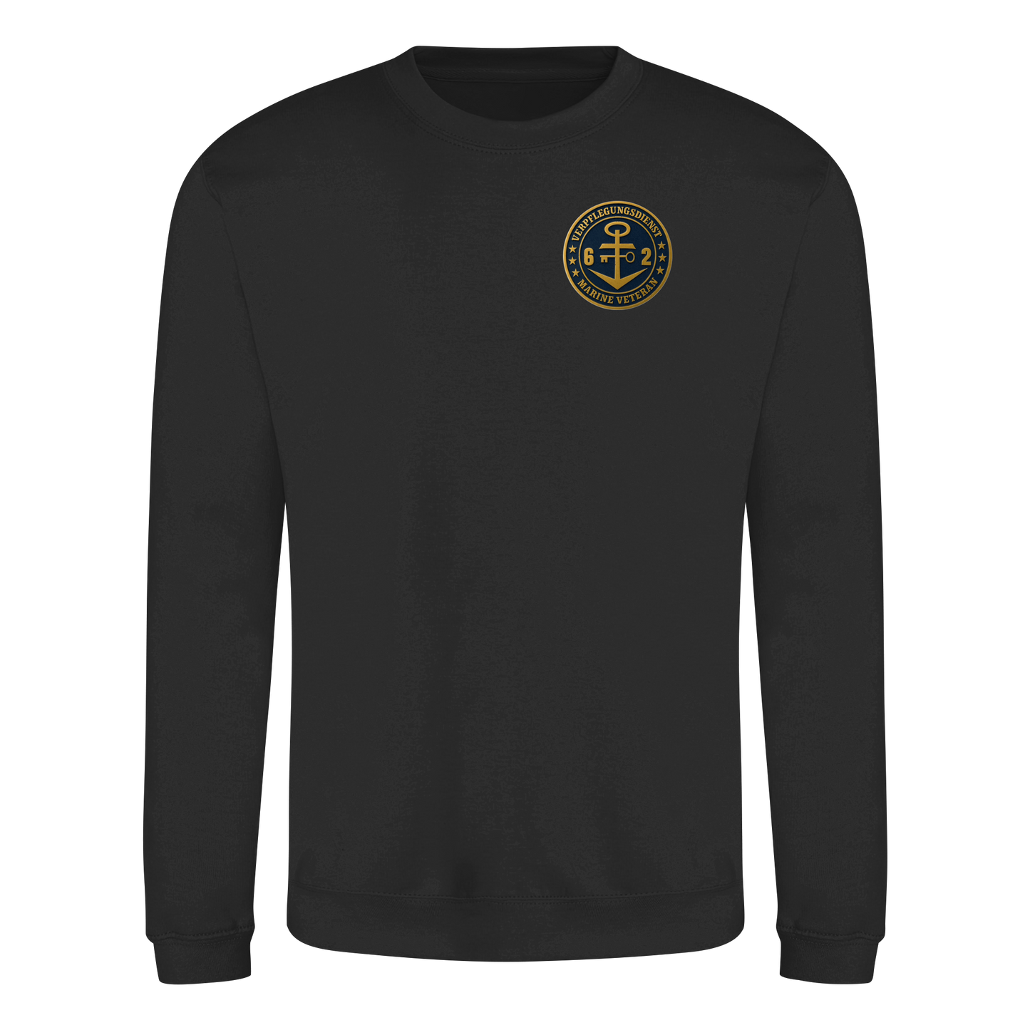 Marine Veteran 62er VERPFLEGUNGSDIENST - Metalleffekt  - Basic Sweatshirt