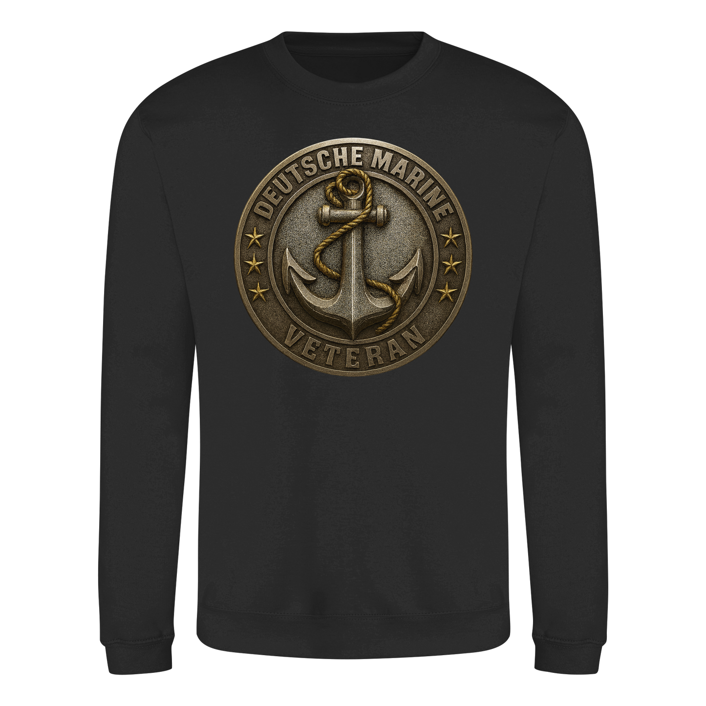 Deutsche Marine Veteran - Metalleffekt - Basic Sweatshirt