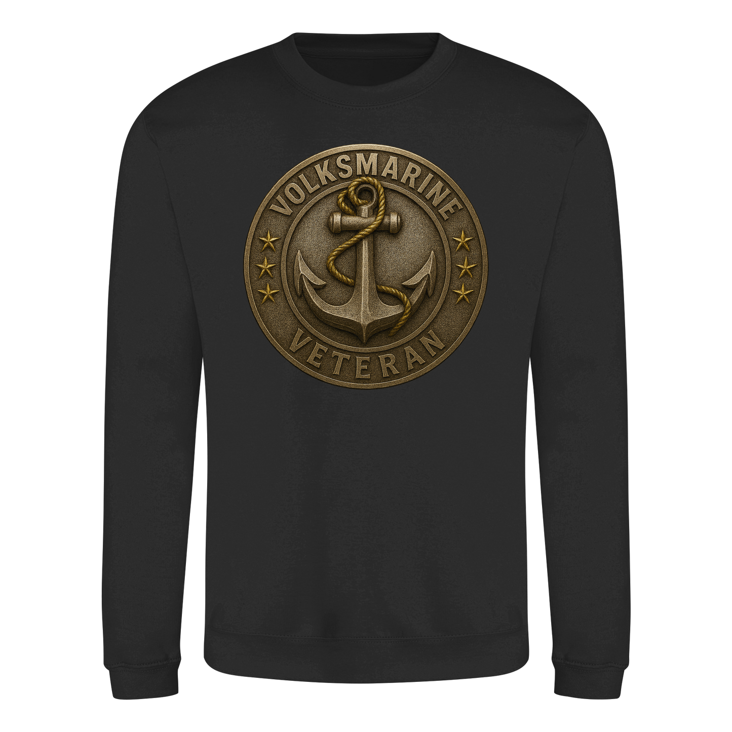 Volksmarine Veteran - Metalleffekt - Basic Sweatshirt