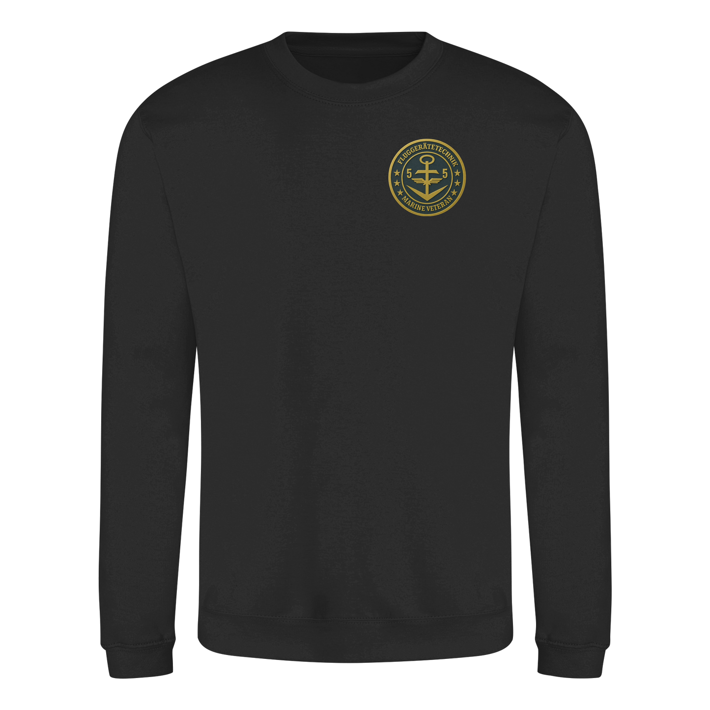 Marine Veteran 55er FLUGGERÄTETECHNIK - Metalleffekt - Basic Sweatshirt