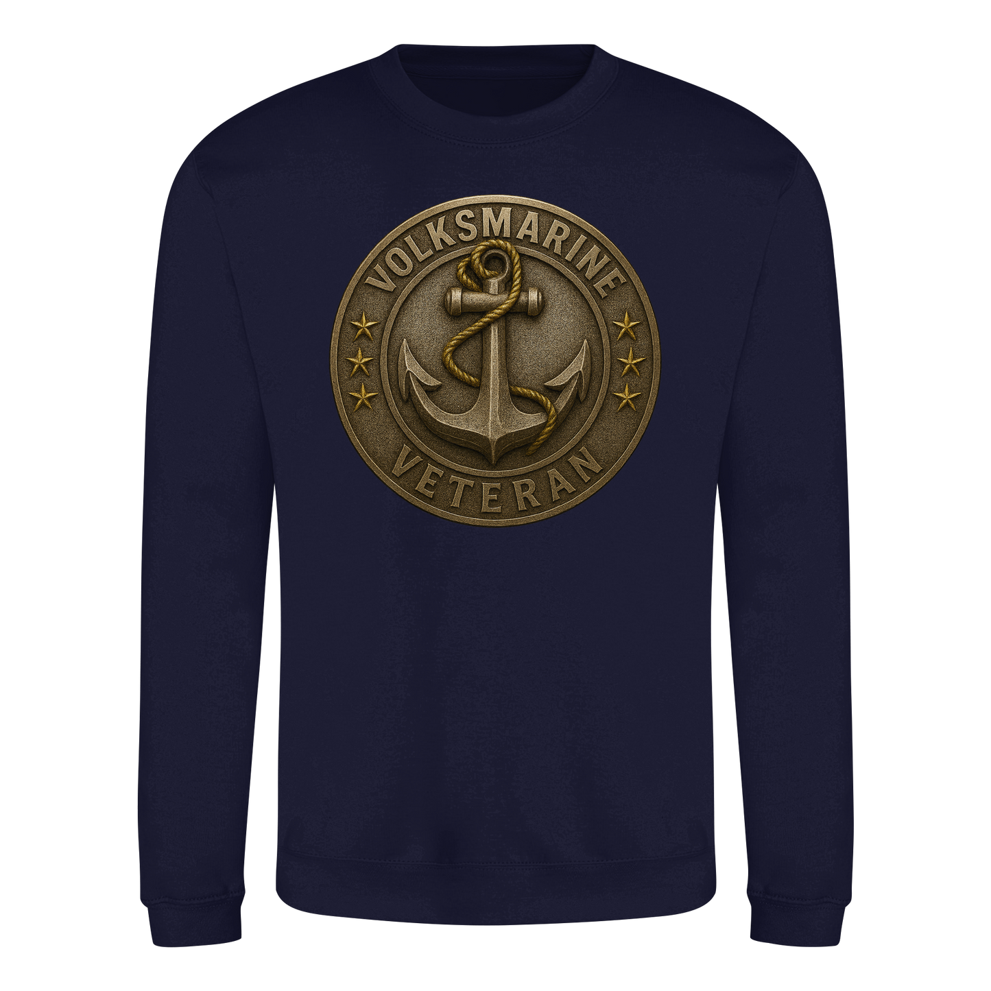 Volksmarine Veteran - Metalleffekt - Basic Sweatshirt