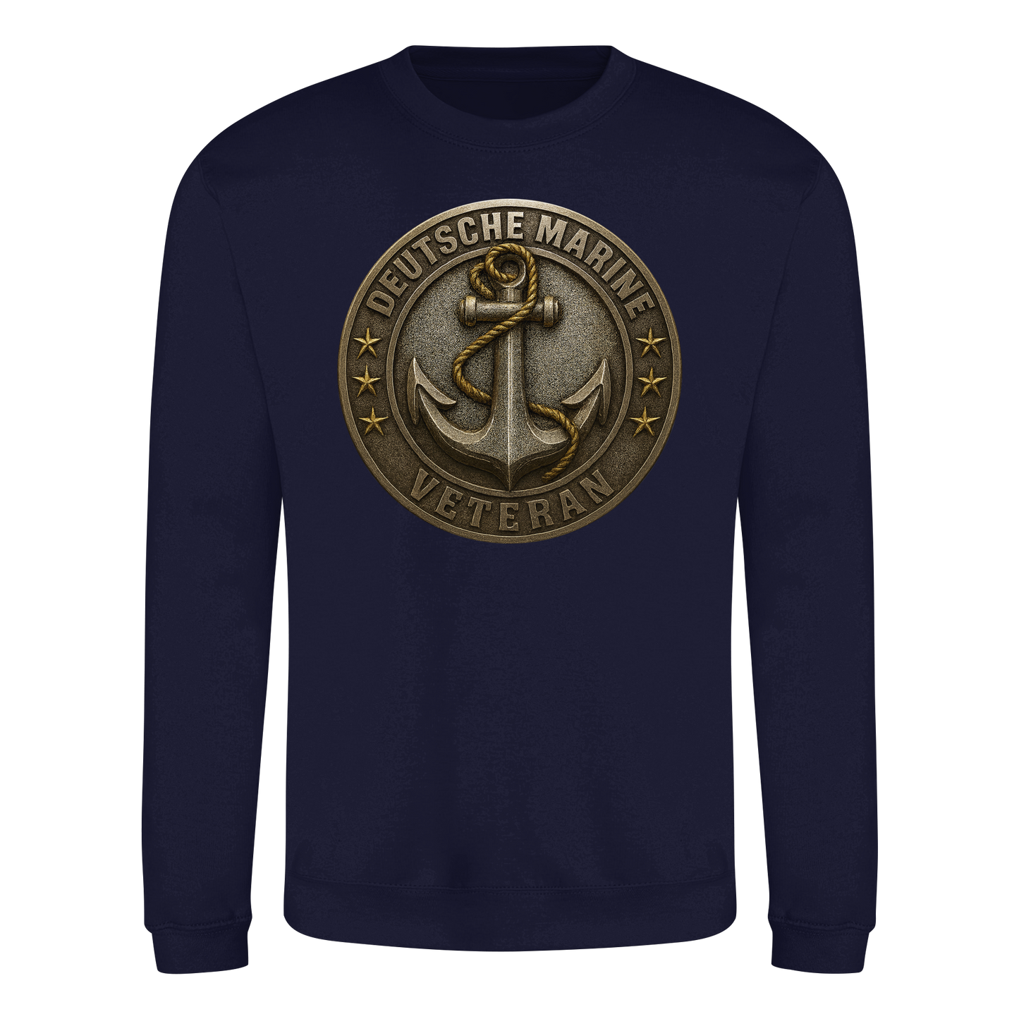 Deutsche Marine Veteran - Metalleffekt - Basic Sweatshirt