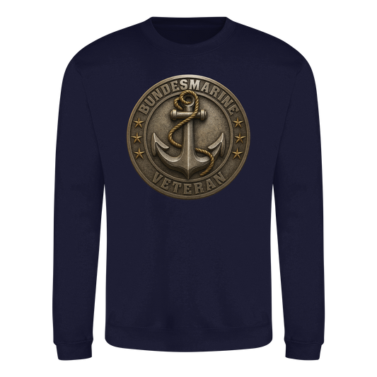 Logo BUNDESMARINE - Metalleffekt - Basic Sweatshirt