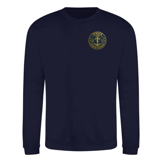 Marine Veteran 21er FUNKER - Metalleffekt - Basic Sweatshirt