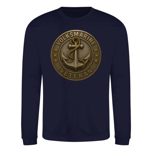 Volksmarine Veteran - Metalleffekt - Basic Sweatshirt