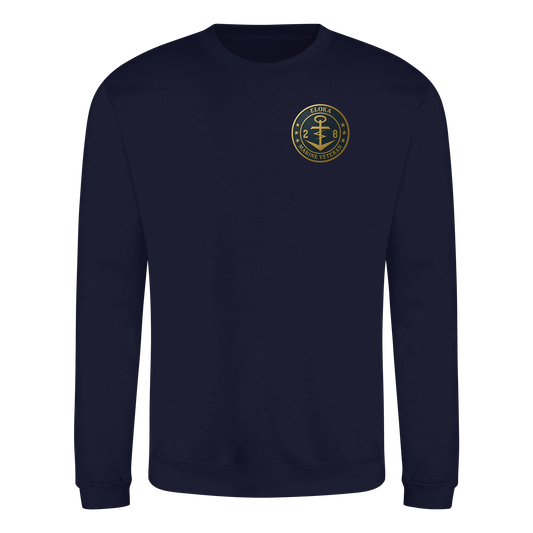 Marine Veteran 28er ELOKA - Metalleffekt - Basic Sweatshirt