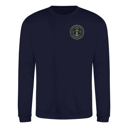 Marine Veteran 37er MINENTAUCHER - Metalleffekt - Basic Sweatshirt