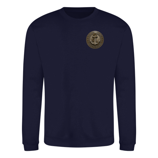 Logo BUNDESMARINE - Metalleffekt - Basic Sweatshirt
