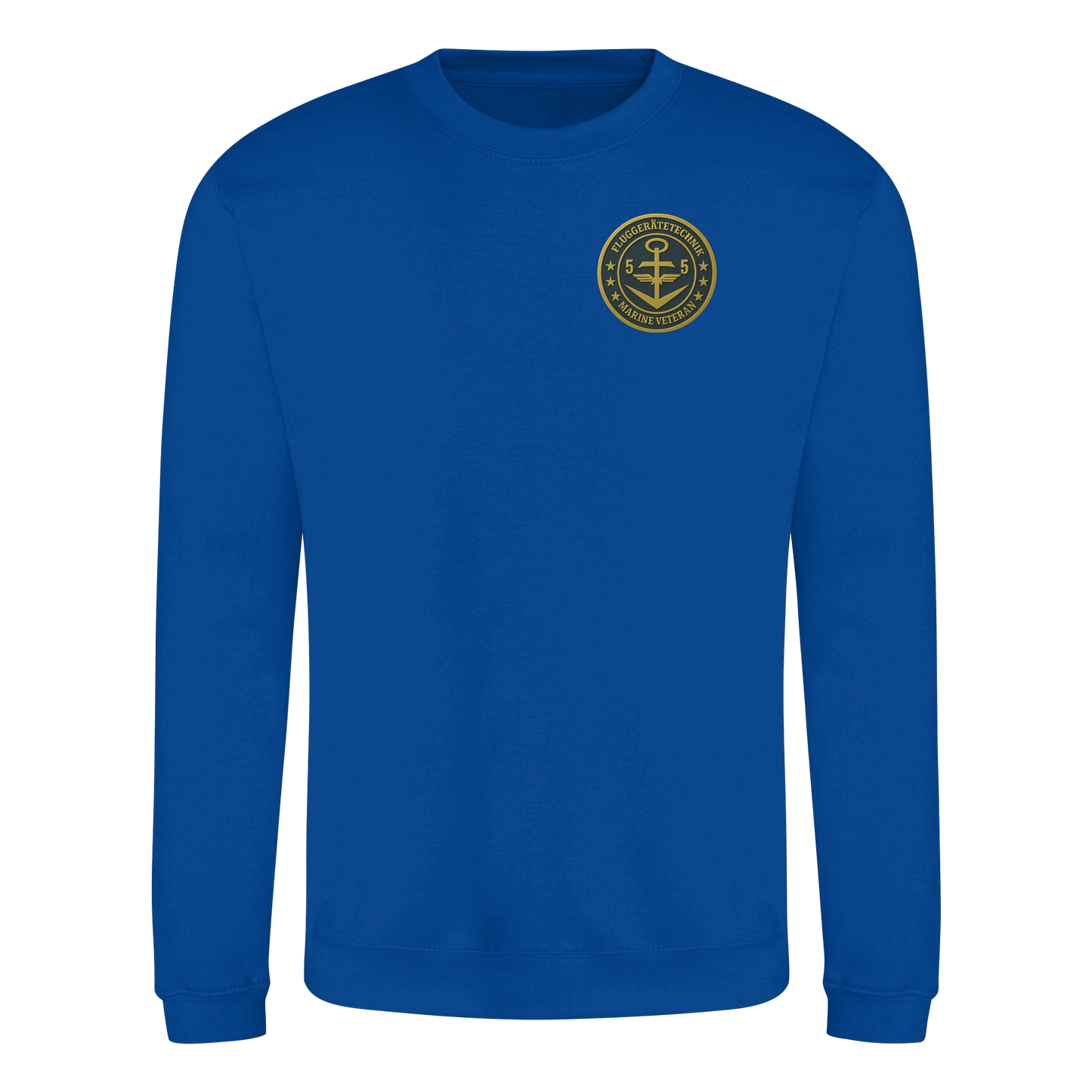 Marine Veteran 55er FLUGGERÄTETECHNIK - Metalleffekt - Basic Sweatshirt