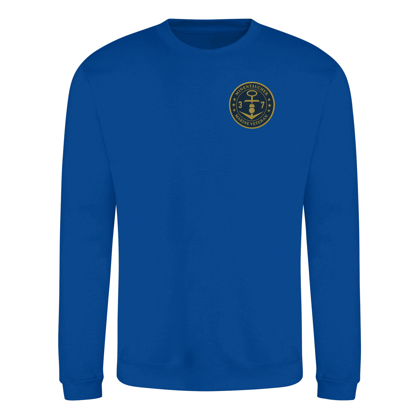 Marine Veteran 37er MINENTAUCHER - Metalleffekt - Basic Sweatshirt