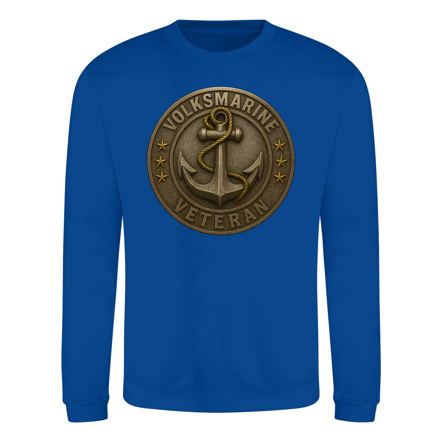 Volksmarine Veteran - Metalleffekt - Basic Sweatshirt