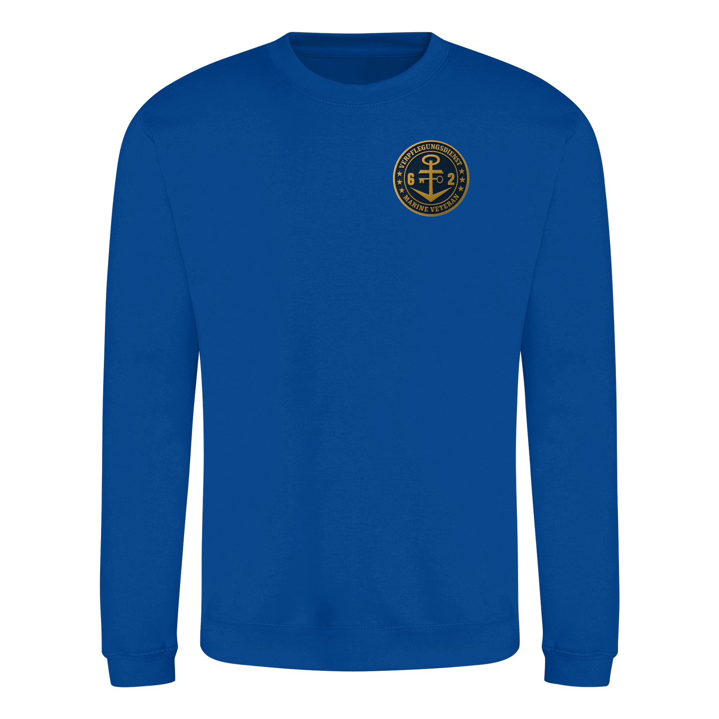 Marine Veteran 62er VERPFLEGUNGSDIENST - Metalleffekt  - Basic Sweatshirt