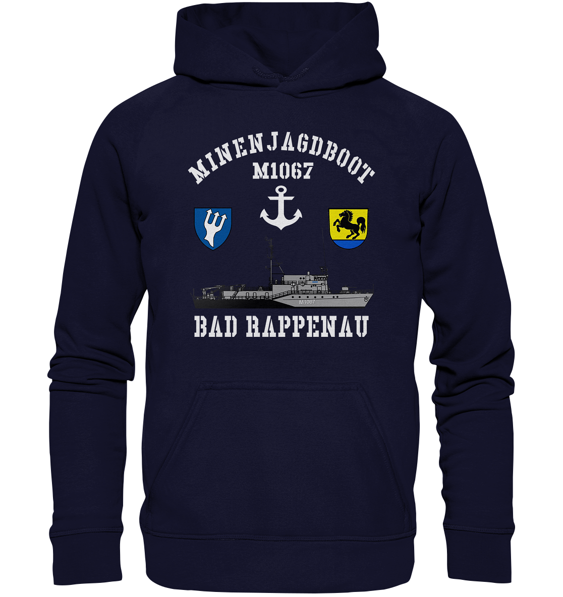 Mij.-Boot M1067 BAD RAPPENAU 5.MSG - Basic Unisex Hoodie