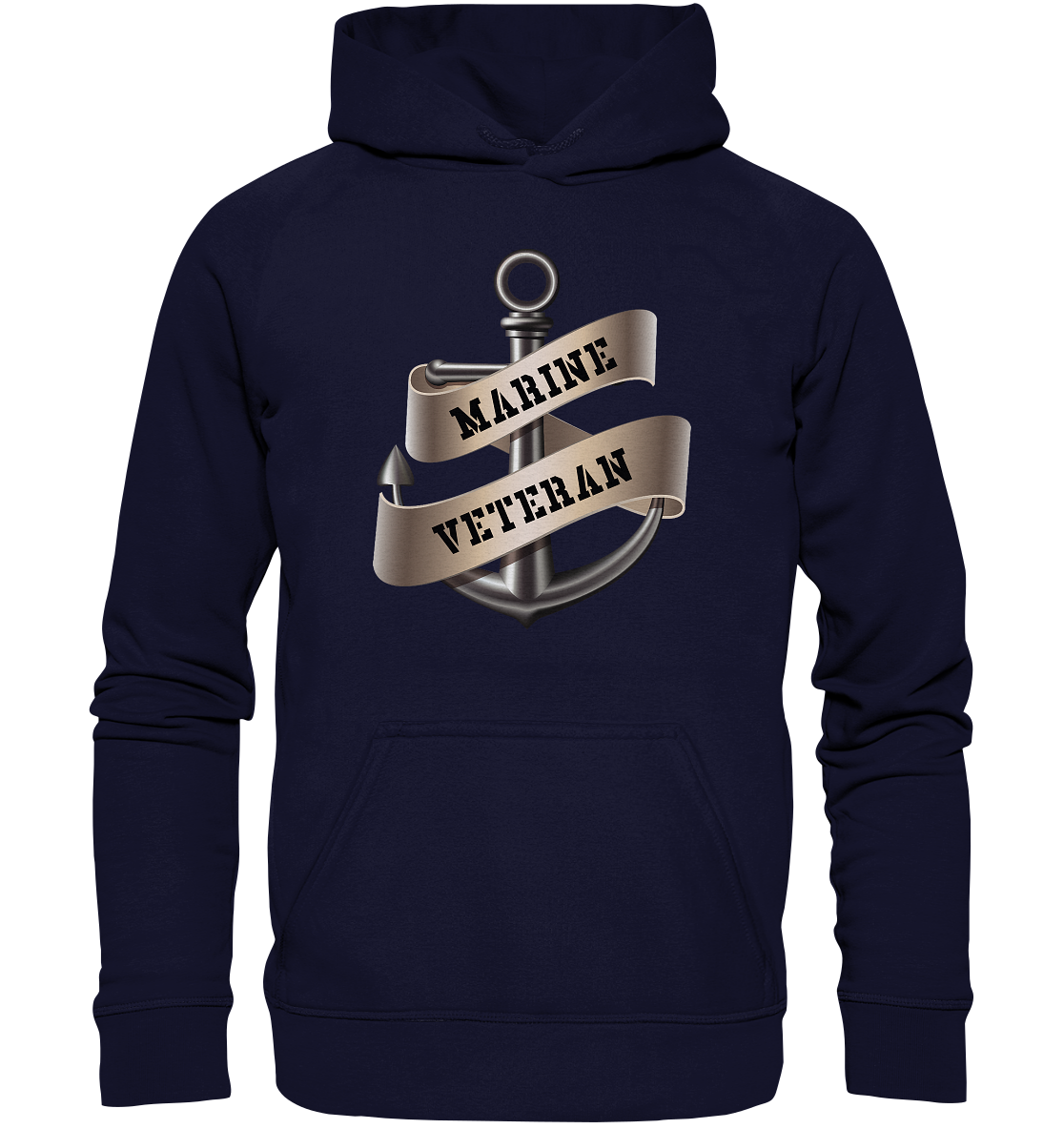 Anker MARINE VETERAN - Basic Unisex Hoodie