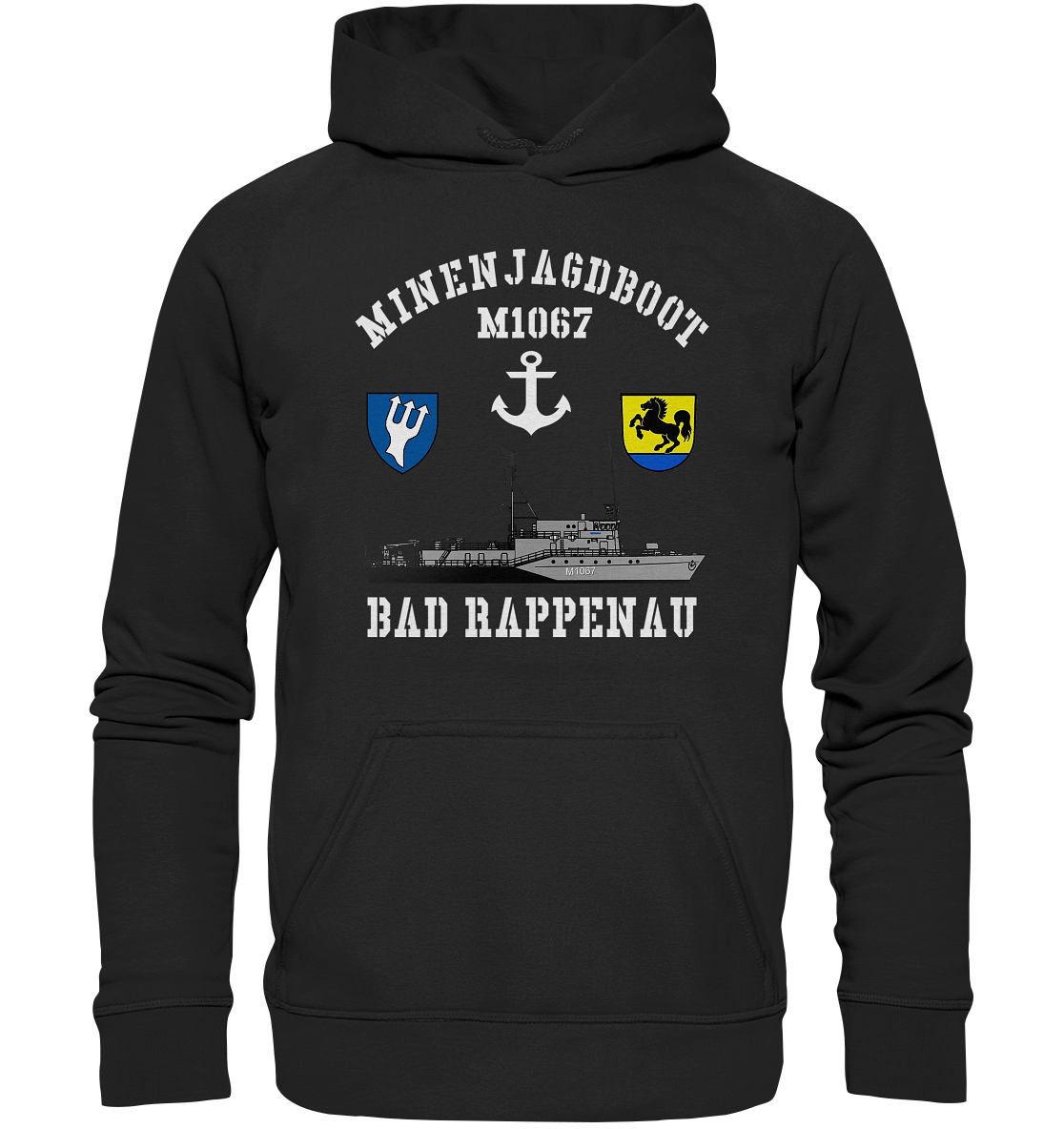 Mij.-Boot M1067 BAD RAPPENAU 5.MSG - Basic Unisex Hoodie