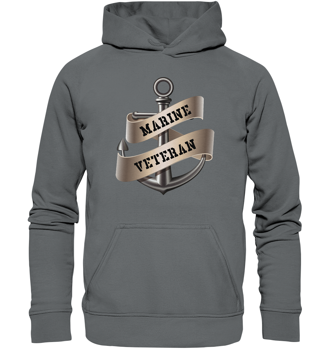 Anker MARINE VETERAN - Basic Unisex Hoodie